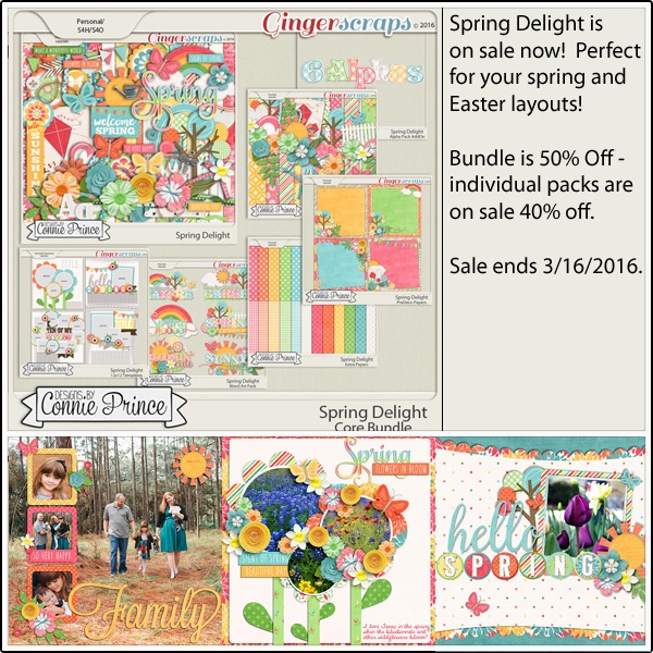 Bundle: https://store.gingerscraps.net/Spring-Delight-Bundle.html Kit: https://store.gingerscraps.net/Spring-Delight-Kit.html Border Clusters: https://store.gingerscraps.net/Spring-Delight-Border-Clusters.html PreDeco Papers: https://store.gingerscraps.net/Spring-Delight-PreDeco-Papers.html Extra Papers: https://store.gingerscraps.net/Spring-Delight-Extra-Papers.html Templates: https://store.gingerscraps.net/Spring-Delight-12x12-Templates-CU-Ok.html Alpha Pack AddOn: https://store.gingerscraps.net/Spring-Delight-Alpha-Pack-AddOn.html WordArt: https://store.gingerscraps.net/Spring-Delight-Word-Art.html