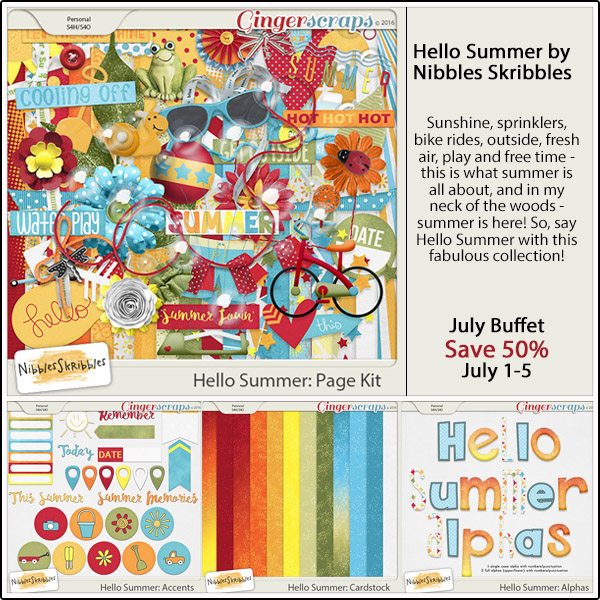 Accents: https://store.gingerscraps.net/Hello-Summer-Accents-by-Nibbles-Skribbles.html Alphas: https://store.gingerscraps.net/Hello-Summer-Alphas-by-Nibbles-Skribbles.html Cardstock: https://store.gingerscraps.net/Hello-Summer-Cardstock-by-Nibbles-Skribbles.html Elements: https://store.gingerscraps.net/Hello-Summer-Elements-by-Nibbles-Skribbles.html Papers: https://store.gingerscraps.net/Hello-Summer-Papers-by-Nibbles-Skribbles.html