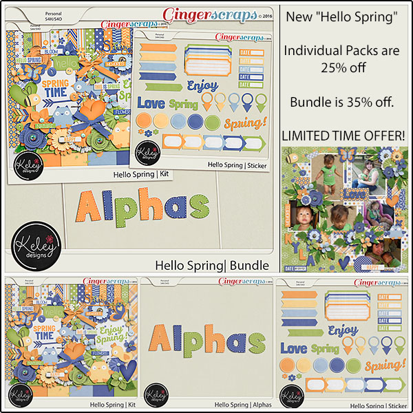 Bundle: https://store.gingerscraps.net/Hello-Spring-Bundle-by-Keley-Designs.html Kit: https://store.gingerscraps.net/Hello-Spring-Kit-by-Keley-Designs.html Alpha: https://store.gingerscraps.net/Hello-Spring-Alpha-by-Keley-Designs.html Sticker: https://store.gingerscraps.net/Hello-Spring-Stickers-by-Keley-Designs.html